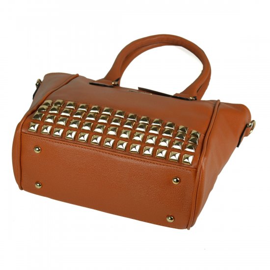 Coach Legacy Tanner In Studded Small Tan Crossbody Bags BNL | Women